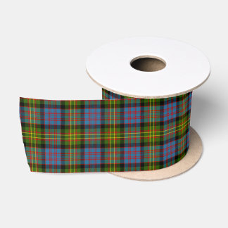 Bowie Scottish Tartan Pattern Satijnen Lint