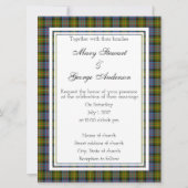 Bowie Scottish Wedding Invitation Kaart (Voorkant)
