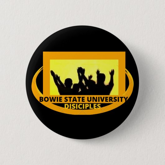 BOWIE STATE UNIVERSITY DISCIPLES RONDE BUTTON 5,7 CM (Voorkant)
