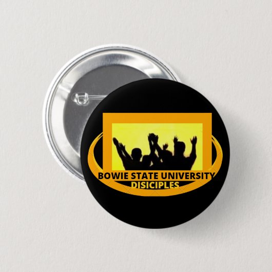 BOWIE STATE UNIVERSITY DISCIPLES RONDE BUTTON 5,7 CM (Voorkant /achterkant)