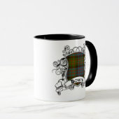 Bowie Tartan Shield Mok (Voorkant rechts)