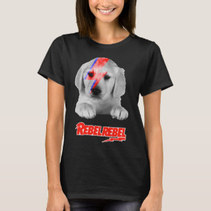 Bowie Ziggy Labrador Retriever Animal Rebel T-shirt