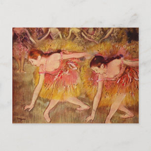Bowing Dancers - Edgar Degas - 1885 Briefkaart