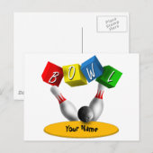 Bowl a Rama Bowling Briefkaart (Voorkant / Achterkant)