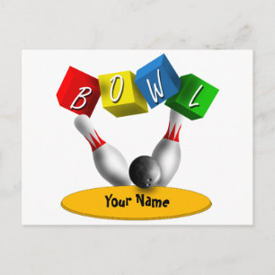 Bowl a Rama Bowling Briefkaart