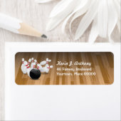 Bowl a Strike retouradres Etiket (Insitu)