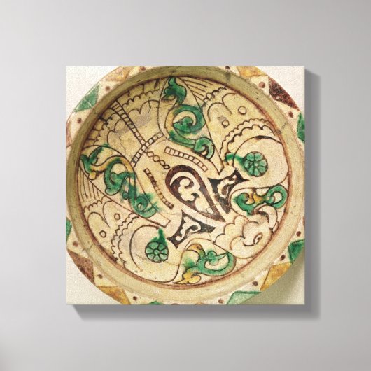 Bowl (aardewerk) canvas afdruk (Voorkant)