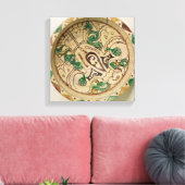 Bowl (aardewerk) canvas afdruk (Insitu (Woonkamer))