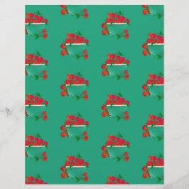 Bowl Cherries Scrapbook Paper