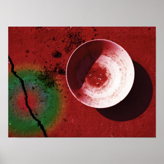 Bowl en Crack Poster (Voorkant)