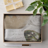 Bowl Florals en vlinder ontkoppeling Tissuepapier (Geschenk)