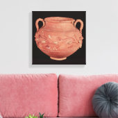 Bowl gevonden in Coptos, Opper Egypte Canvas Afdruk (Insitu (Woonkamer))