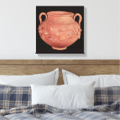 Bowl gevonden in Coptos, Opper Egypte Canvas Afdruk (Insitu (Slaapkamer))
