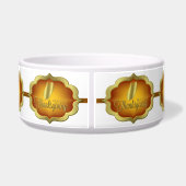 Bowl - Happy Thanksgiving - Maïs Voerbakje (Achterkant)