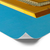 BOWL in kleur - Bowling Alley Neon Sign Poster (Hoek)