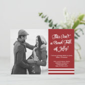 Bowl Jelly Zwangerschap Foto-koninklijke kaart (Staand voorkant)