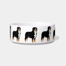 Bowl met Bernese moundog Voerbakje