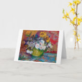 Bowl met bloemen, Van Gogh Kaart (Gele Bloem)