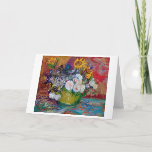Bowl met bloemen, Van Gogh Kaart