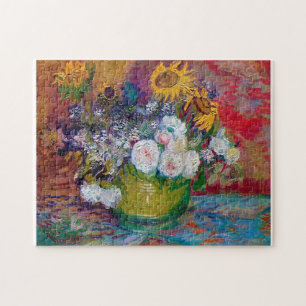 Bowl met bloemen, Van Gogh Legpuzzel