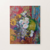 Bowl met bloemen, Van Gogh Legpuzzel (Verticaal)