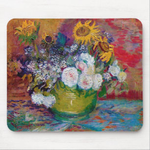 Bowl met bloemen, Van Gogh Muismat