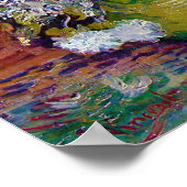 Bowl met bloemen, Van Gogh Poster (Hoek)