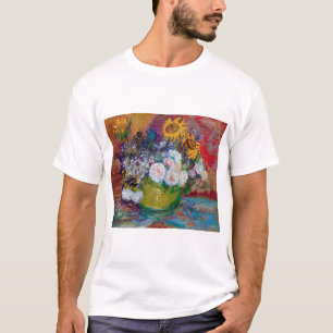 Bowl met bloemen, Van Gogh T-shirt