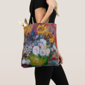 Bowl met bloemen, Van Gogh Tote Bag (Dichtbij)