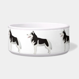 Bowl met Husky Voerbakje