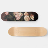 Bowl met volken en Rozen - Gogh Persoonlijk Skateboard (Horizontaal)