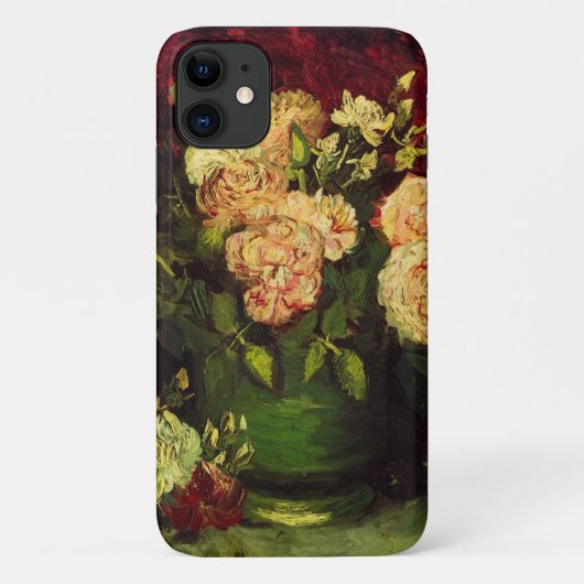 Bowl met volken en Rozen van Vincent van Gogh Case-Mate iPhone Case (Achterkant)
