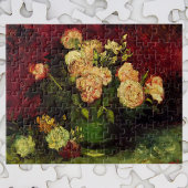 Bowl met volken en Rozen van Vincent van Gogh Legpuzzel