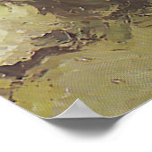 Bowl met volken en Rozen van Vincent van Gogh Poster (Hoek)