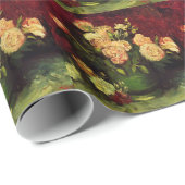 Bowl met volken en Rozen, Vincent van Gogh. Cadeaupapier (Rol Hoek)