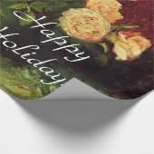Bowl met volken en Rozen, Vincent van Gogh. Cadeaupapier (Hoek)