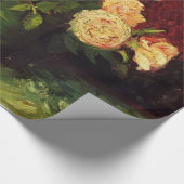 Bowl met volken en Rozen, Vincent van Gogh. Cadeaupapier (Hoek)