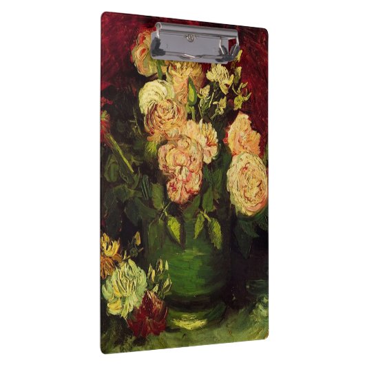 Bowl met volken en Rozen, Vincent van Gogh. Klembord (Rechts)