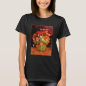 Bowl met Zinnias door Vincent van Gogh, T-shirt (Voorkant)