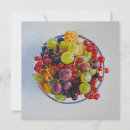 Bowl of Berries - Hyperrealistische Fruit Stilleve