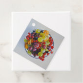 Bowl of Berries - Hyperrealistische Fruit Stilleve Bedankjes Labels (In situ)