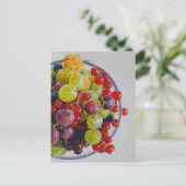 Bowl of Berries - Hyperrealistische Fruit Stilleve Briefkaart (Staand voorkant)