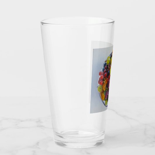 Bowl of Berries - Hyperrealistische Fruit Stilleve Glas (Rechts)