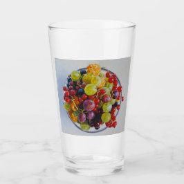 Bowl of Berries - Hyperrealistische Fruit Stilleve Glas