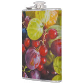 Bowl of Berries - Hyperrealistische Fruit Stilleve Heupfles (Links)