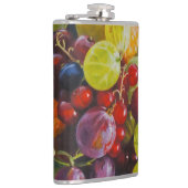 Bowl of Berries - Hyperrealistische Fruit Stilleve Heupfles (Rechts)