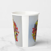 Bowl of Berries - Hyperrealistische Fruit Stilleve Papieren Bekers (Links)