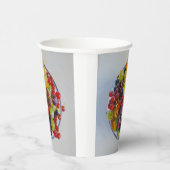 Bowl of Berries - Hyperrealistische Fruit Stilleve Papieren Bekers (Rechts)