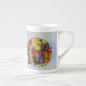 Bowl of Berries - Hyperrealistische Fruit Stilleve Porselein Kop (Rechts)