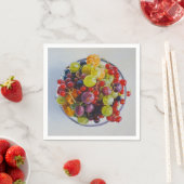 Bowl of Berries - Hyperrealistische Fruit Stilleve Servet (Insitu)